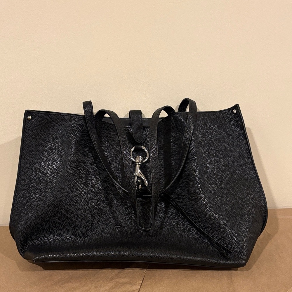 Rebecca Minkoff Black Leather Tote Bag